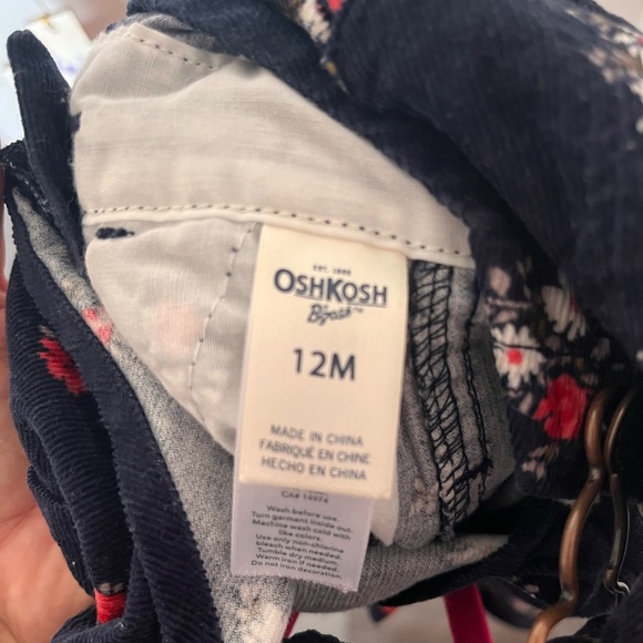 OshKosh B’Gosh Floral Print Overalls - Picture 2 of 3